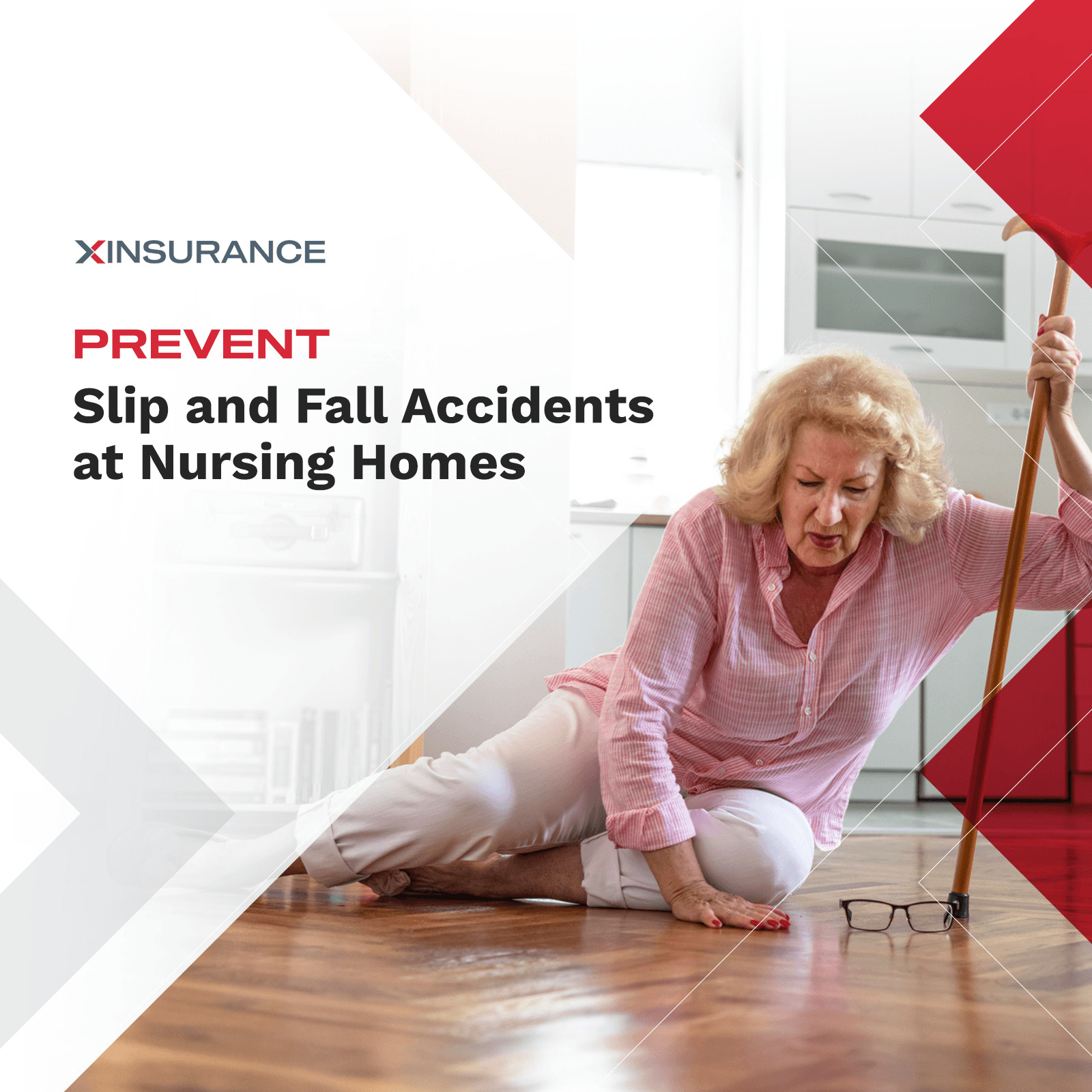 Woman Fell - Prevent Slip and Fall Accidents at Nursing Homes | Nursing home insurance