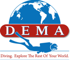Diving Equipment & Marketing Association DEMA logo