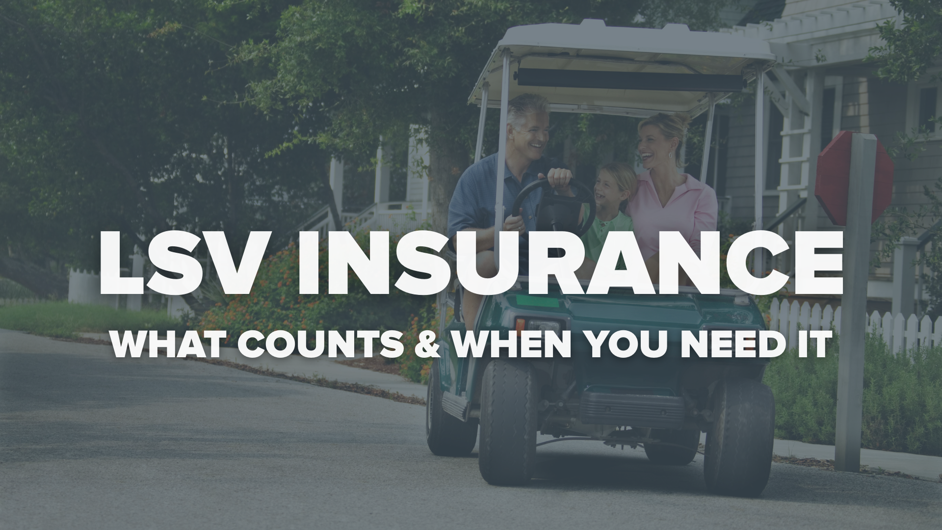 low speed vehicle insurance solutions provided by XINSURANCE